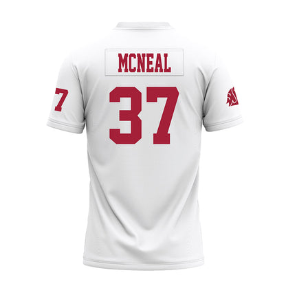 WSU - NCAA Football : Gaylon McNeal - White Premium Football Jersey-1