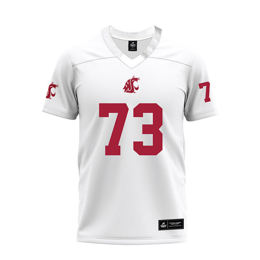 WSU - NCAA Football : AJ Olerich - White Premium Football Jersey-0