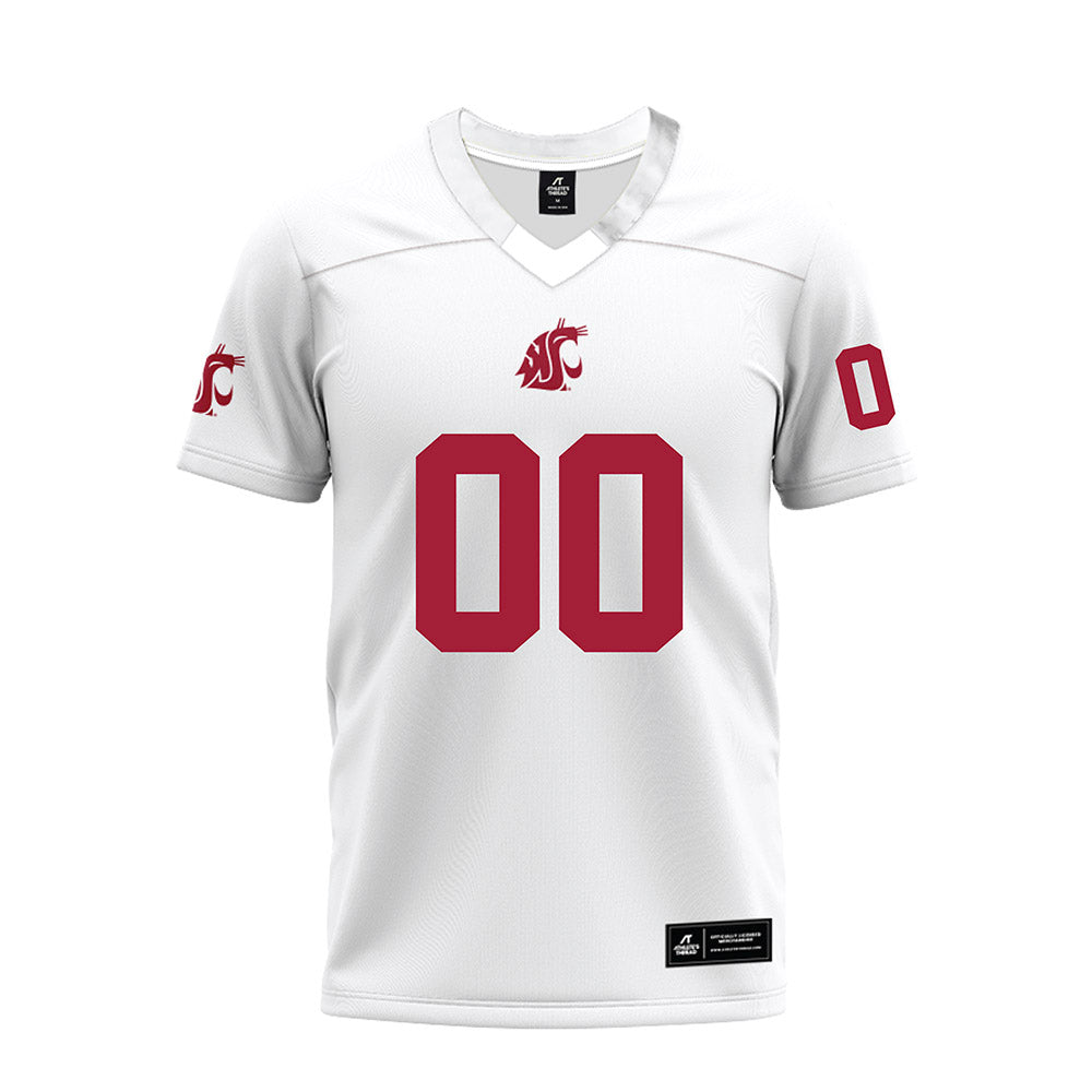 WSU - NCAA Football : Oliver Bender - White Premium Football Jersey-0