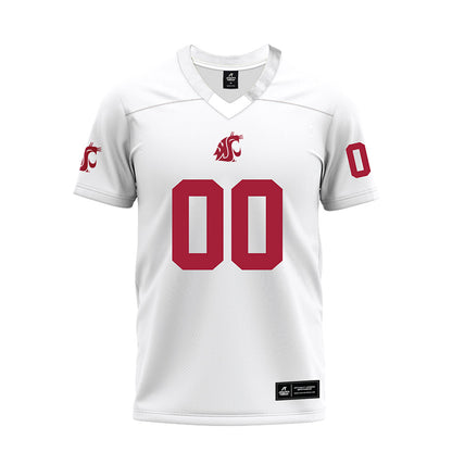 WSU - NCAA Football : Oliver Bender - White Premium Football Jersey-0