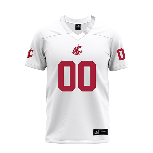 WSU - NCAA Football : Oliver Bender - White Premium Football Jersey-0