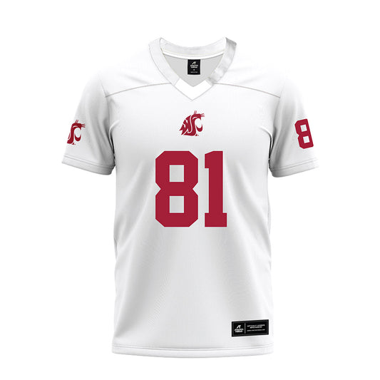 WSU - NCAA Football : Peyton Read - White Premium Football Jersey-0