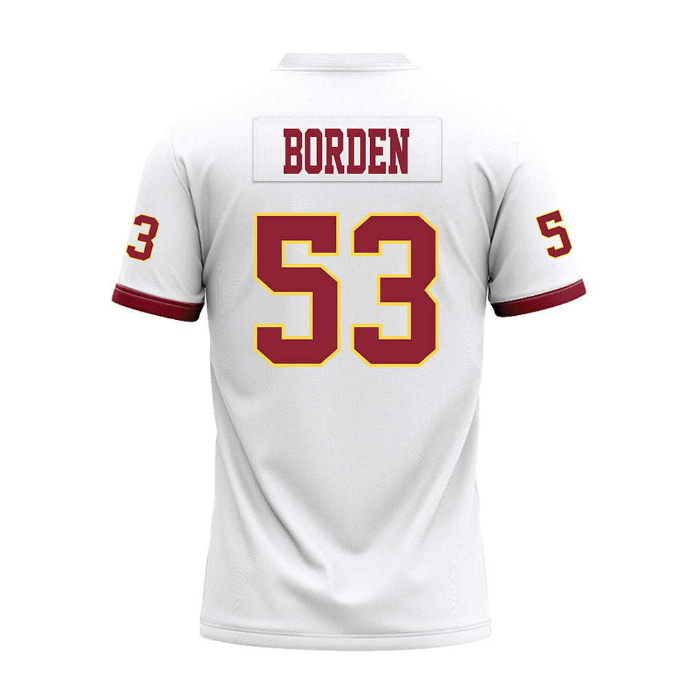 NSU - NCAA Football : Graham Borden - White Premium Football Jersey-1