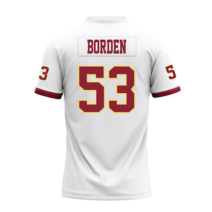 NSU - NCAA Football : Graham Borden - White Premium Football Jersey-1
