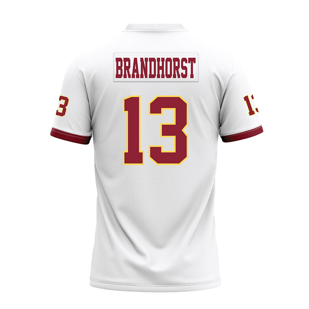 NSU - NCAA Football : Andrew Brandhorst - White Premium Football Jersey-1