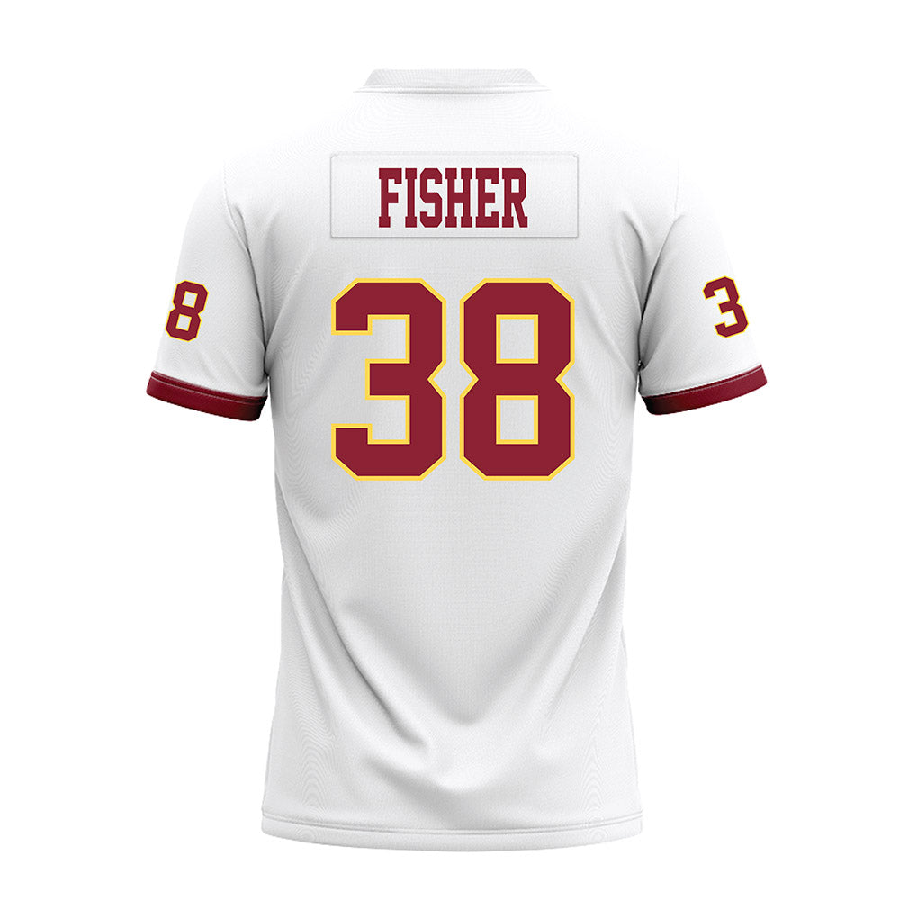 NSU - NCAA Football : Grayson Fisher - White Premium Football Jersey-1