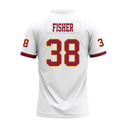 NSU - NCAA Football : Grayson Fisher - White Premium Football Jersey-1