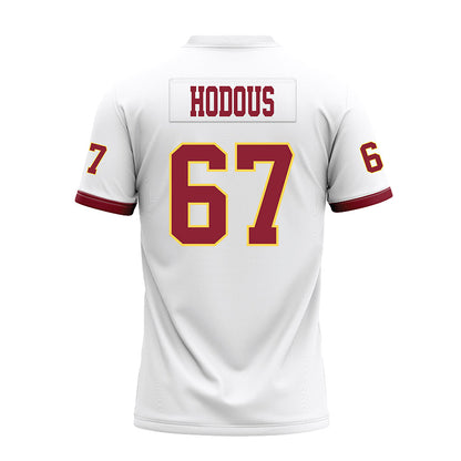 NSU - NCAA Football : Hudson Hodous - White Premium Football Jersey