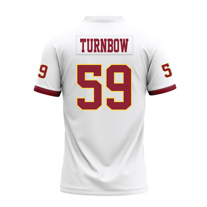 NSU - NCAA Football : Kaydn Turnbow - White Premium Football Jersey