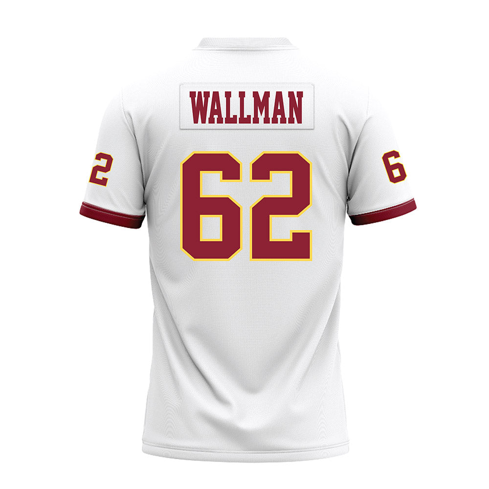 NSU - NCAA Football : Conner Wallman - White Premium Football Jersey-1
