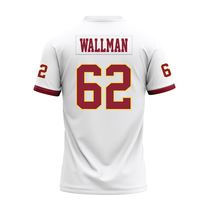 NSU - NCAA Football : Conner Wallman - White Premium Football Jersey-1