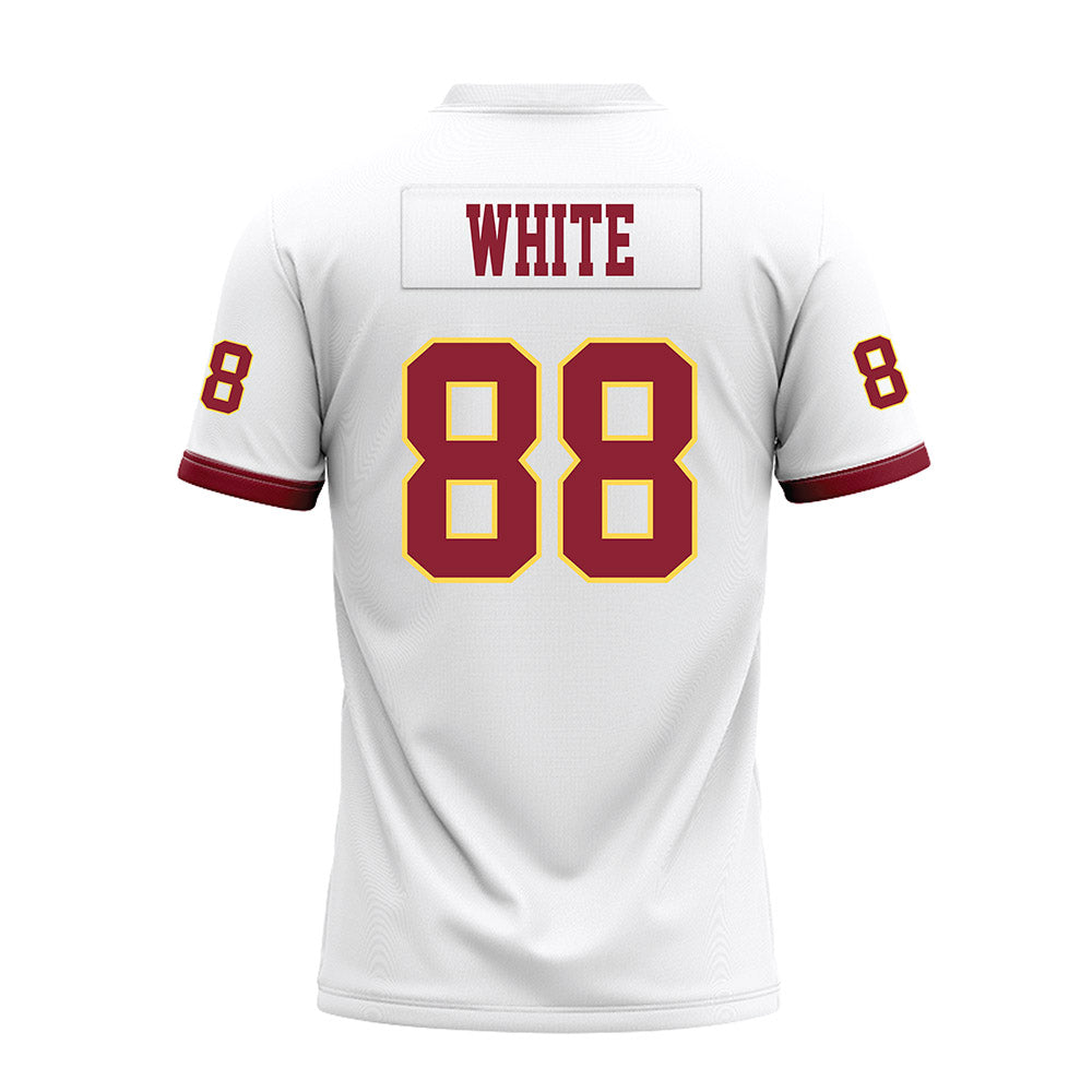 NSU - NCAA Football : Cooper White - White Premium Football Jersey-1
