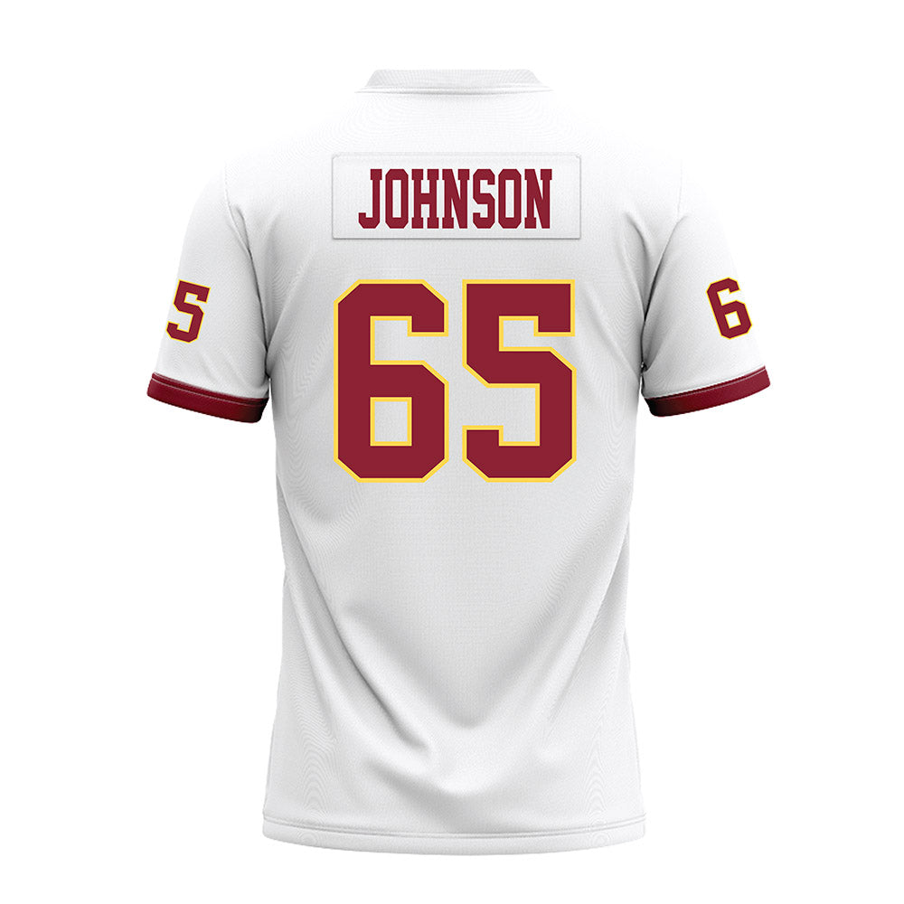 NSU - NCAA Football : Paden Johnson - White Premium Football Jersey-1