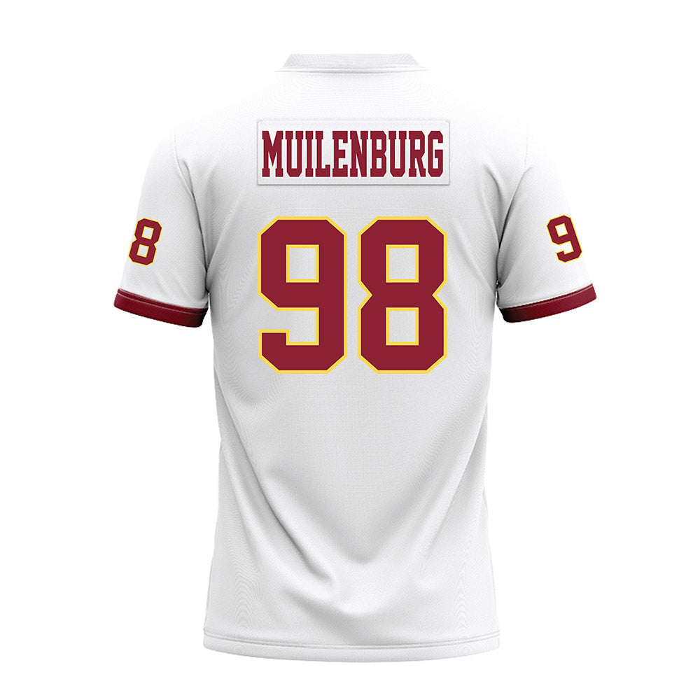 NSU - NCAA Football : Miles Muilenburg - White Premium Football Jersey-1