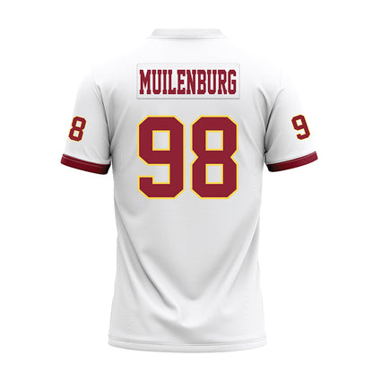 NSU - NCAA Football : Miles Muilenburg - White Premium Football Jersey-1