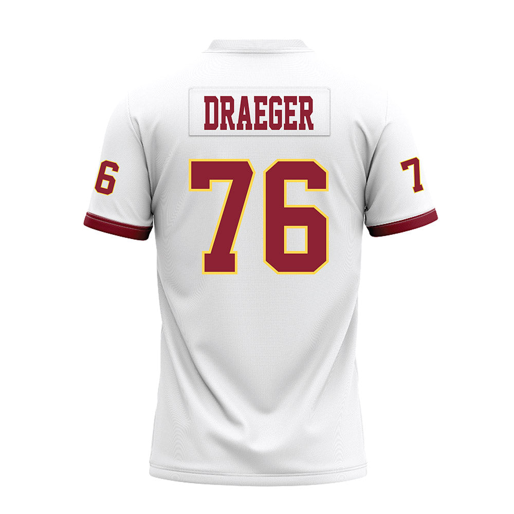 NSU - NCAA Football : Noah Draeger - White Premium Football Jersey