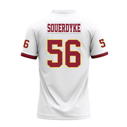 NSU - NCAA Football : Sam Souerdyke - White Premium Football Jersey-1