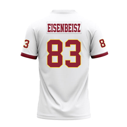 NSU - NCAA Football : Cooper Eisenbeisz - White Premium Football Jersey-1