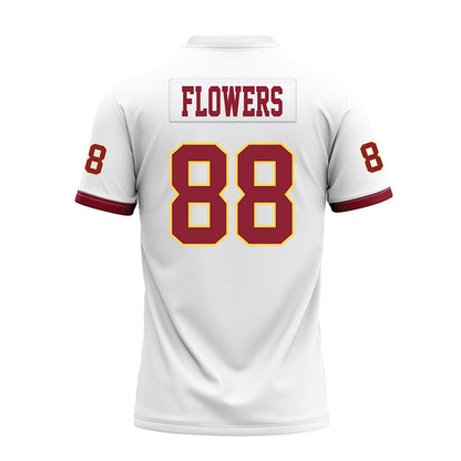 NSU - NCAA Football : Colby Flowers - White Premium Football Jersey-1