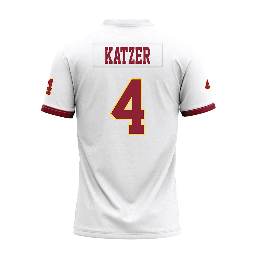 NSU - NCAA Football : Boston Katzer - White Premium Football Jersey-1
