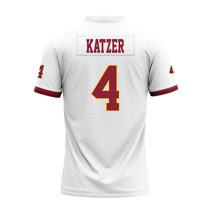 NSU - NCAA Football : Boston Katzer - White Premium Football Jersey-1