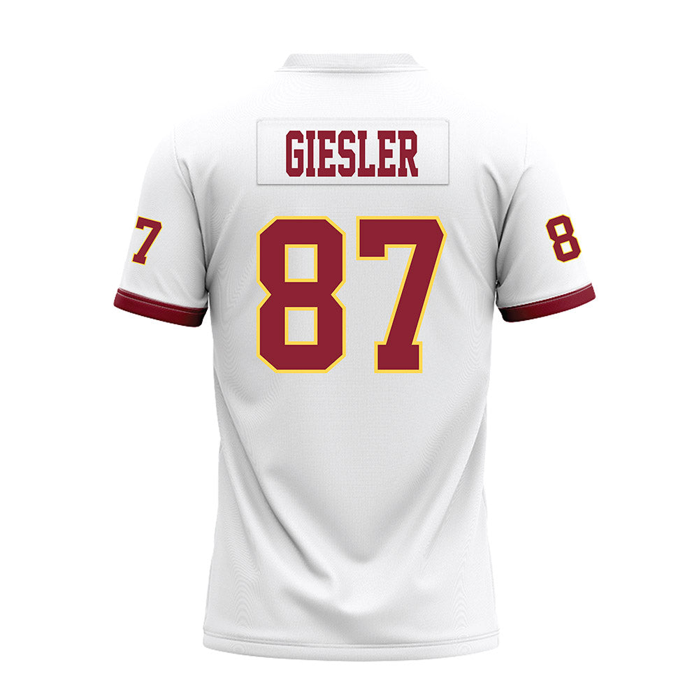 NSU - NCAA Football : Gavin Giesler - White Premium Football Jersey
