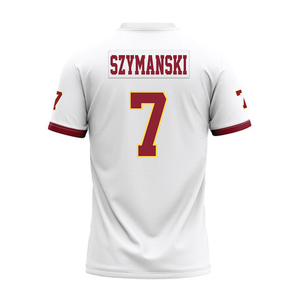 NSU - NCAA Football : Javonnee Szymanski - White Premium Football Jersey-1