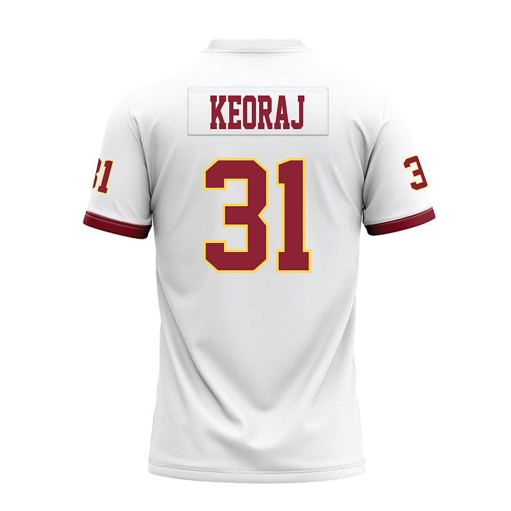 NSU - NCAA Football : Brecken Keoraj - White Premium Football Jersey-1