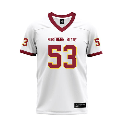 NSU - NCAA Football : Benson Jerry - White Premium Football Jersey-0