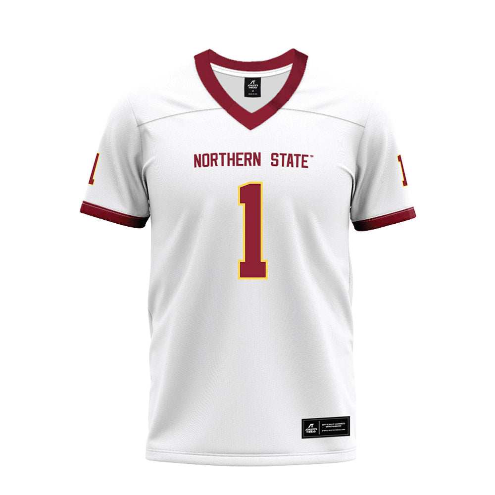 NSU - NCAA Football : Daniel Britt - White Premium Football Jersey-0