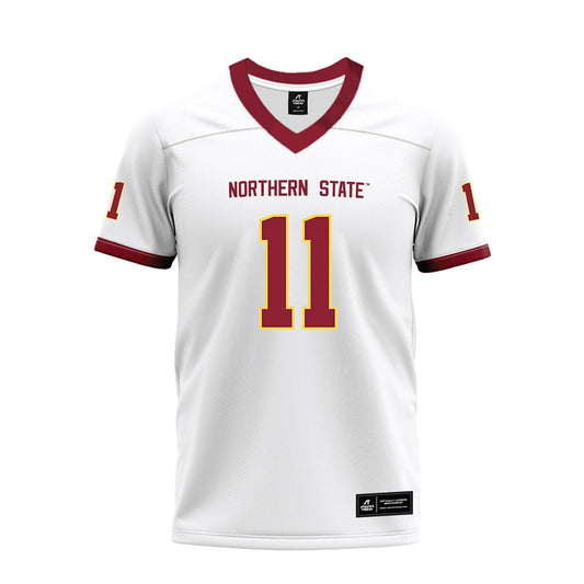 NSU - NCAA Football : Karson Borge - White Premium Football Jersey-0