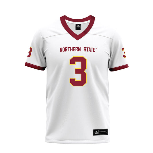 NSU - NCAA Football : DJ Smith - White Premium Football Jersey-0