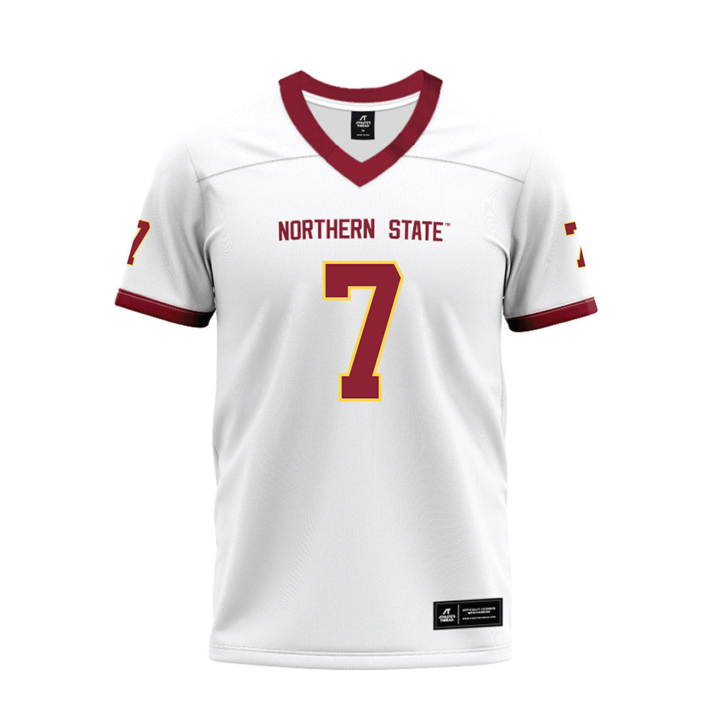 NSU - NCAA Football : Holden Havlik - White Premium Football Jersey-0