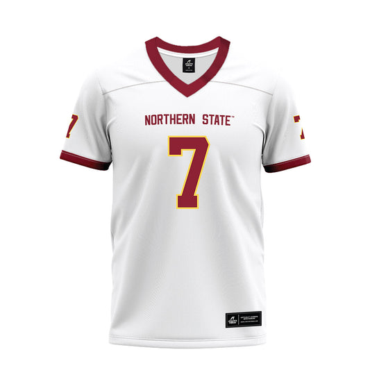 NSU - NCAA Football : Holden Havlik - White Premium Football Jersey-0