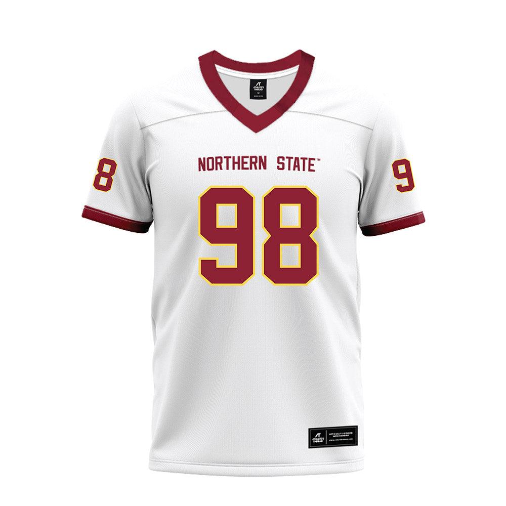 NSU - NCAA Football : Miles Muilenburg - White Premium Football Jersey-0