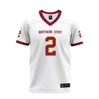 NSU - NCAA Football : Adrian Wilson - White Premium Football Jersey-0