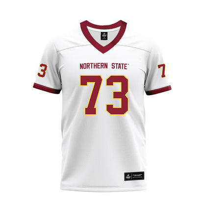 NSU - NCAA Football : Marek Bollig - White Premium Football Jersey-0