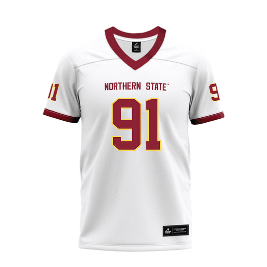 NSU - NCAA Football : Ayden Barnby - White Premium Football Jersey-0