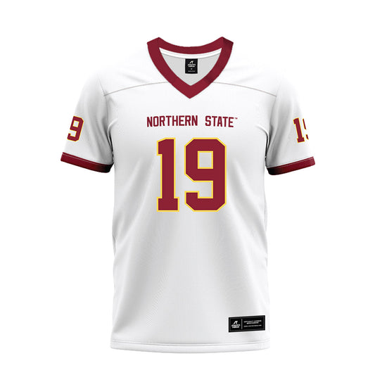NSU - NCAA Football : Boston Katzer - White Premium Football Jersey-0