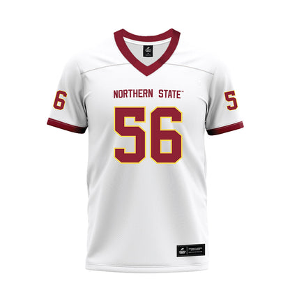NSU - NCAA Football : Sam Souerdyke - White Premium Football Jersey-0