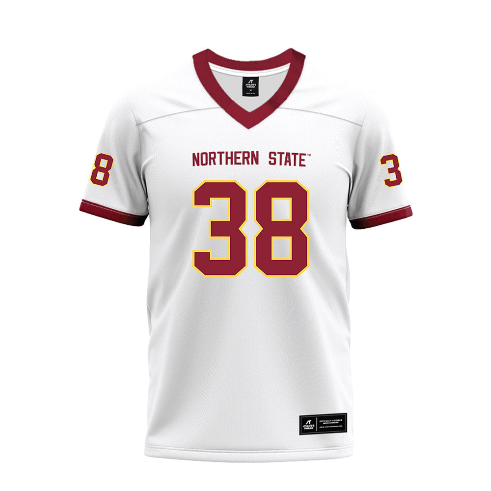 NSU - NCAA Football : Grayson Fisher - White Premium Football Jersey-0