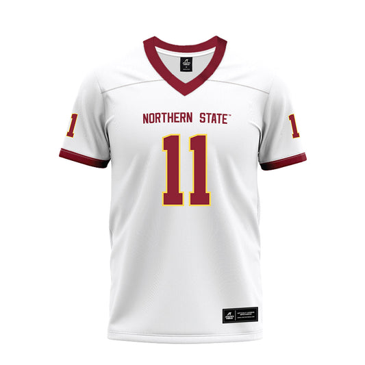NSU - NCAA Football : Wilmot Matadi - White Premium Football Jersey-0