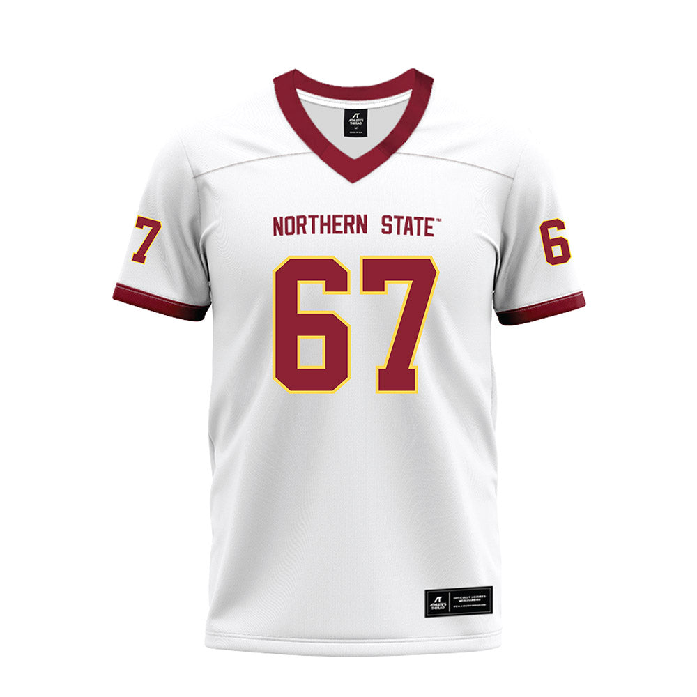 NSU - NCAA Football : Hudson Hodous - White Premium Football Jersey