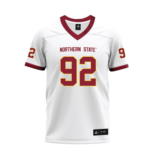NSU - NCAA Football : Keaton Docken - White Premium Football Jersey-0