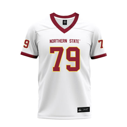 NSU - NCAA Football : Michael Nolan - White Premium Football Jersey-0