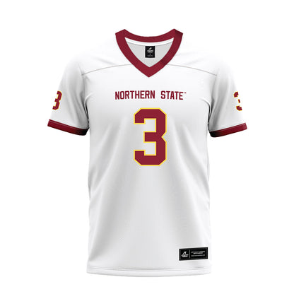NSU - NCAA Football : DJ Smith - White Premium Football Jersey-0