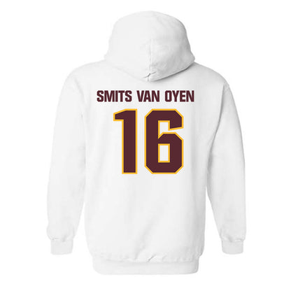Loyola - NCAA Men's Volleyball : Alexander Smits Van Oyen - Classic Shersey Hooded Sweatshirt-1