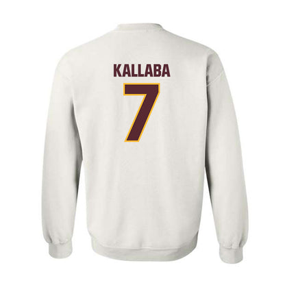 Loyola - NCAA Women's Soccer : Riga Kallaba - Classic Shersey Crewneck Sweatshirt-1