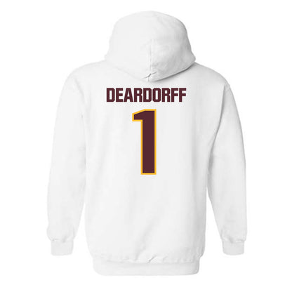 Loyola - NCAA Women's Soccer : Allison Deardorff - Classic Shersey Hooded Sweatshirt-1