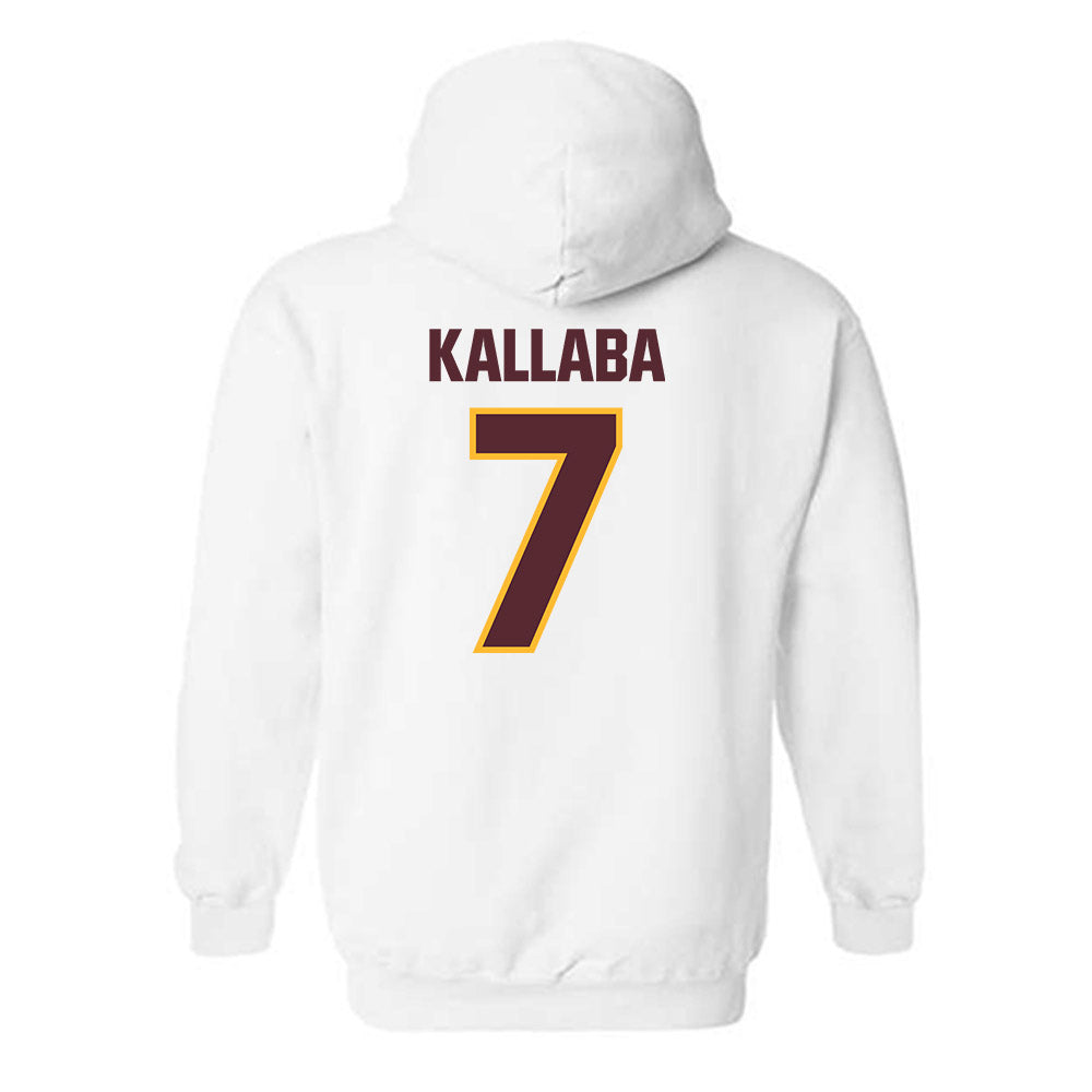 Loyola - NCAA Women's Soccer : Riga Kallaba - Classic Shersey Hooded Sweatshirt-1